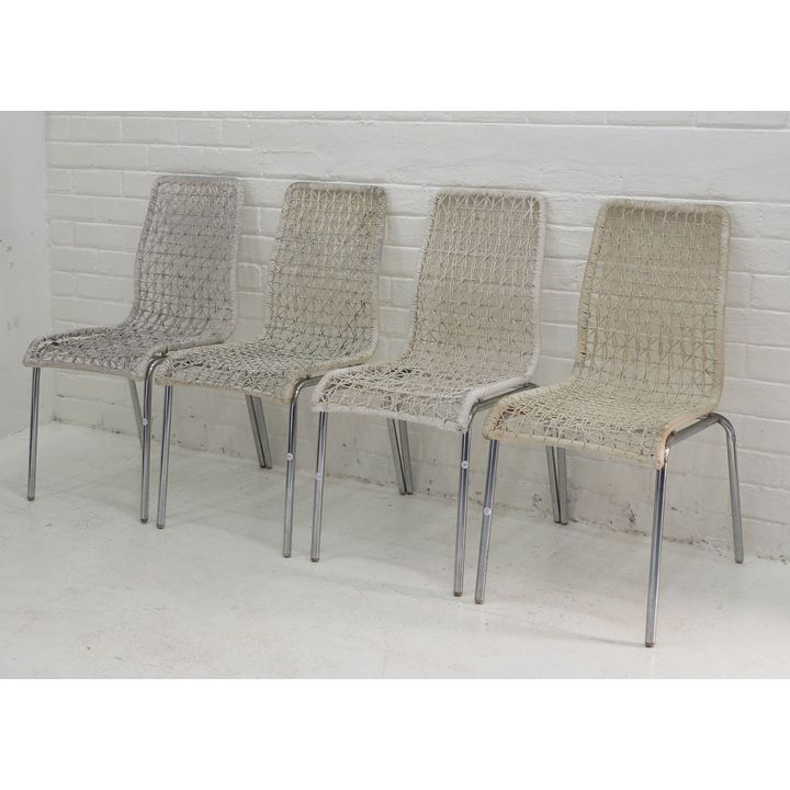 SET OF 4 PATIO CHAIRS