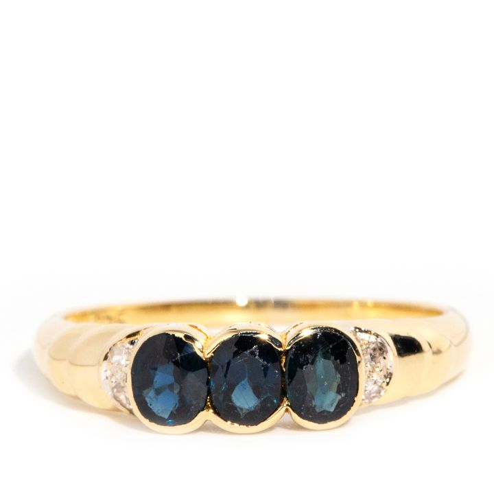 Sapphire & Diamond Ring,