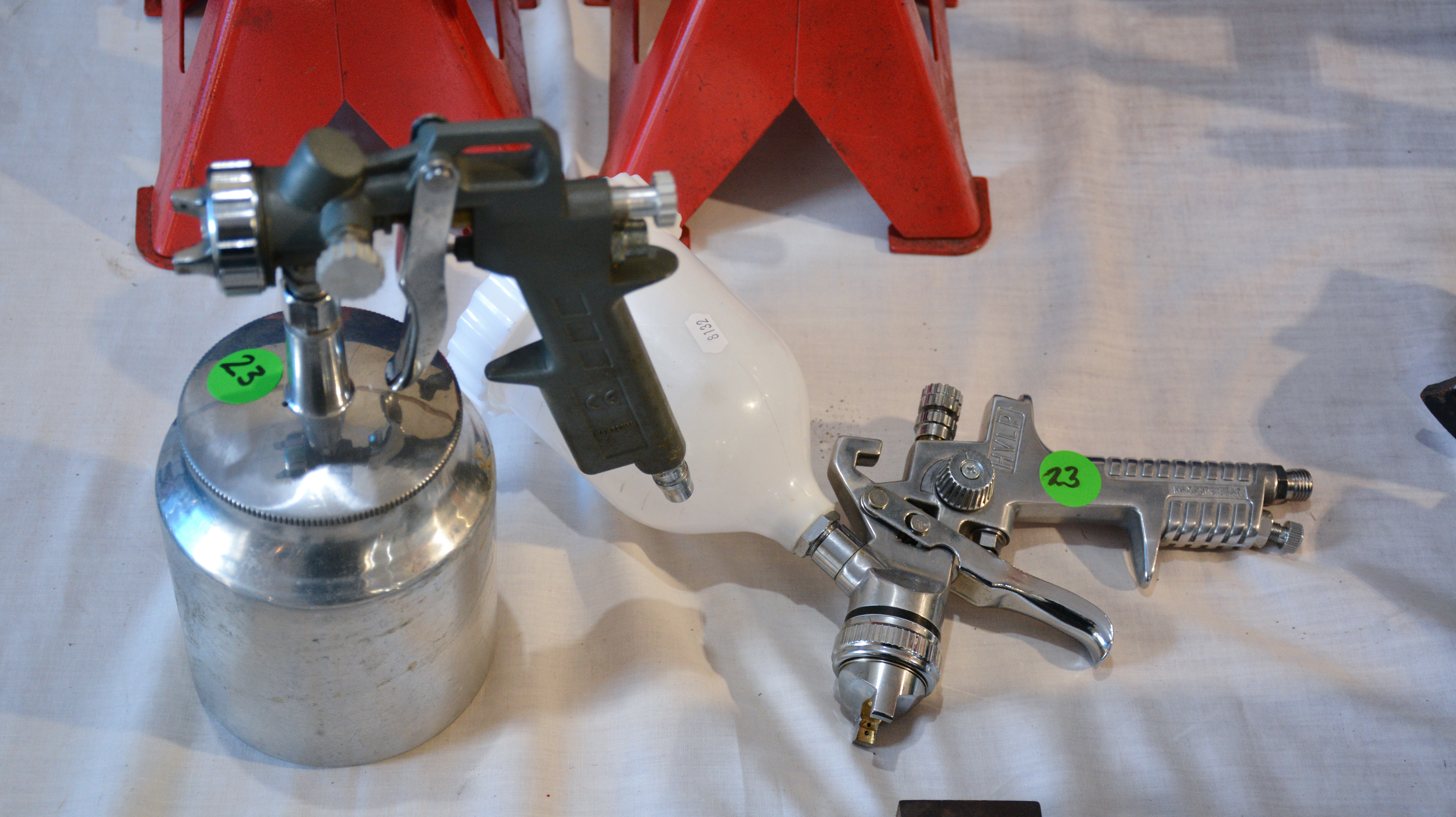 Paint Spray Guns x 2 — sold at auction in New Zealand for $50