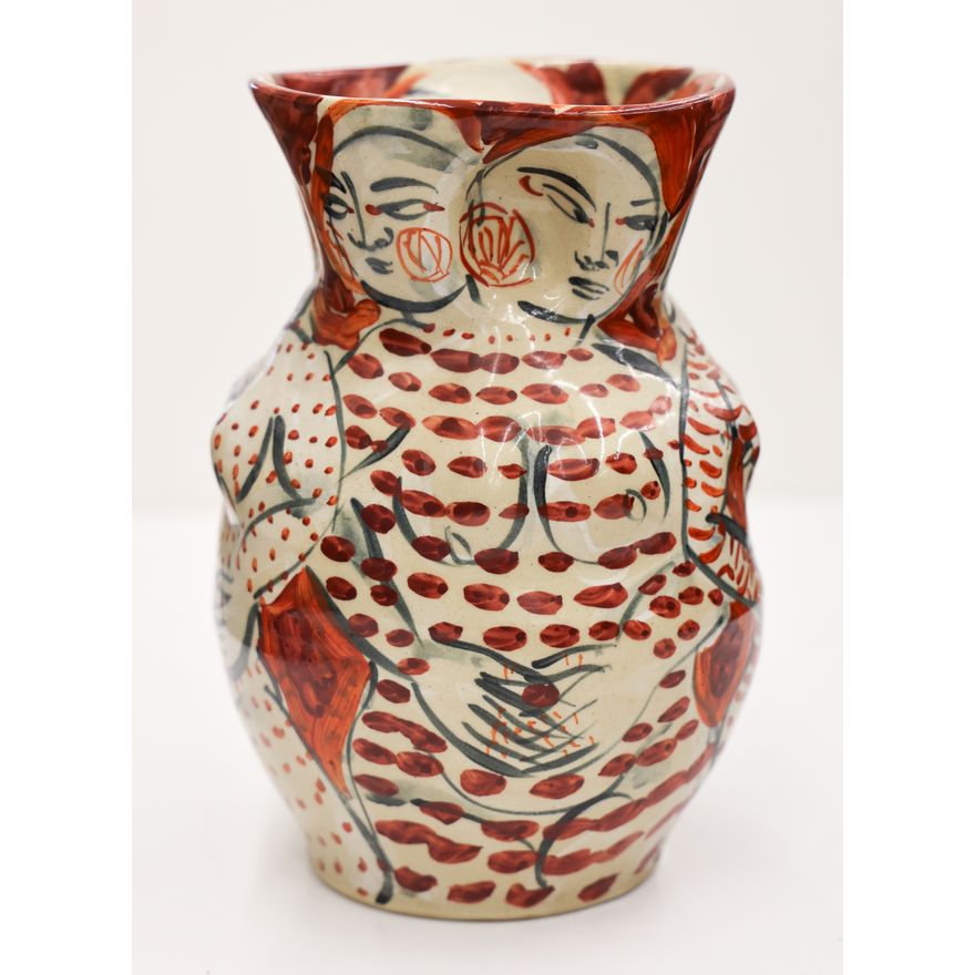 Akio Takamori Sculptural Vessel with Women