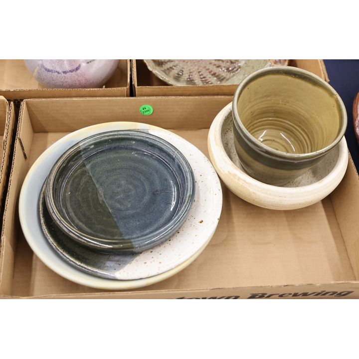 Box 5pc Ed Brannon Studio Pottery