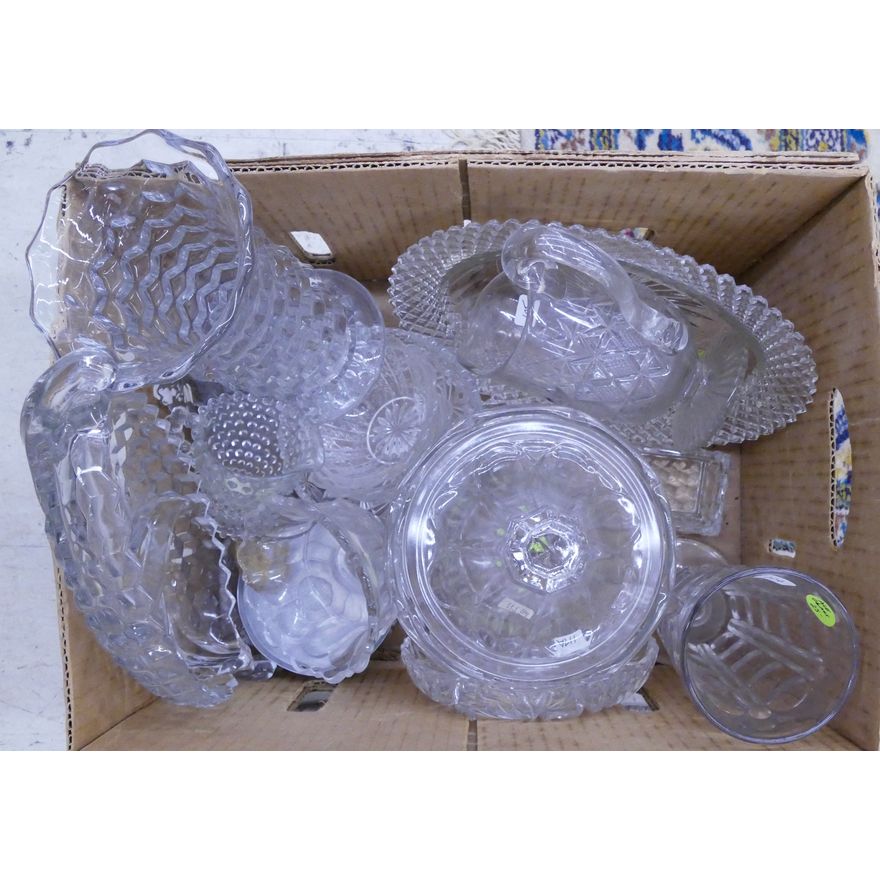 Box Fostoria American Pattern Glass Etc