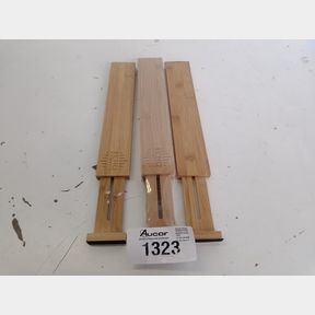 ECHO BAMBOO DRAWER ORGANIZER - MEDIUM(335MM TO 430MM) - SET OF 4