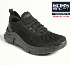 Skechers Women Bobs Sparrow Flex Sneaker Black Black Women UK 5 |