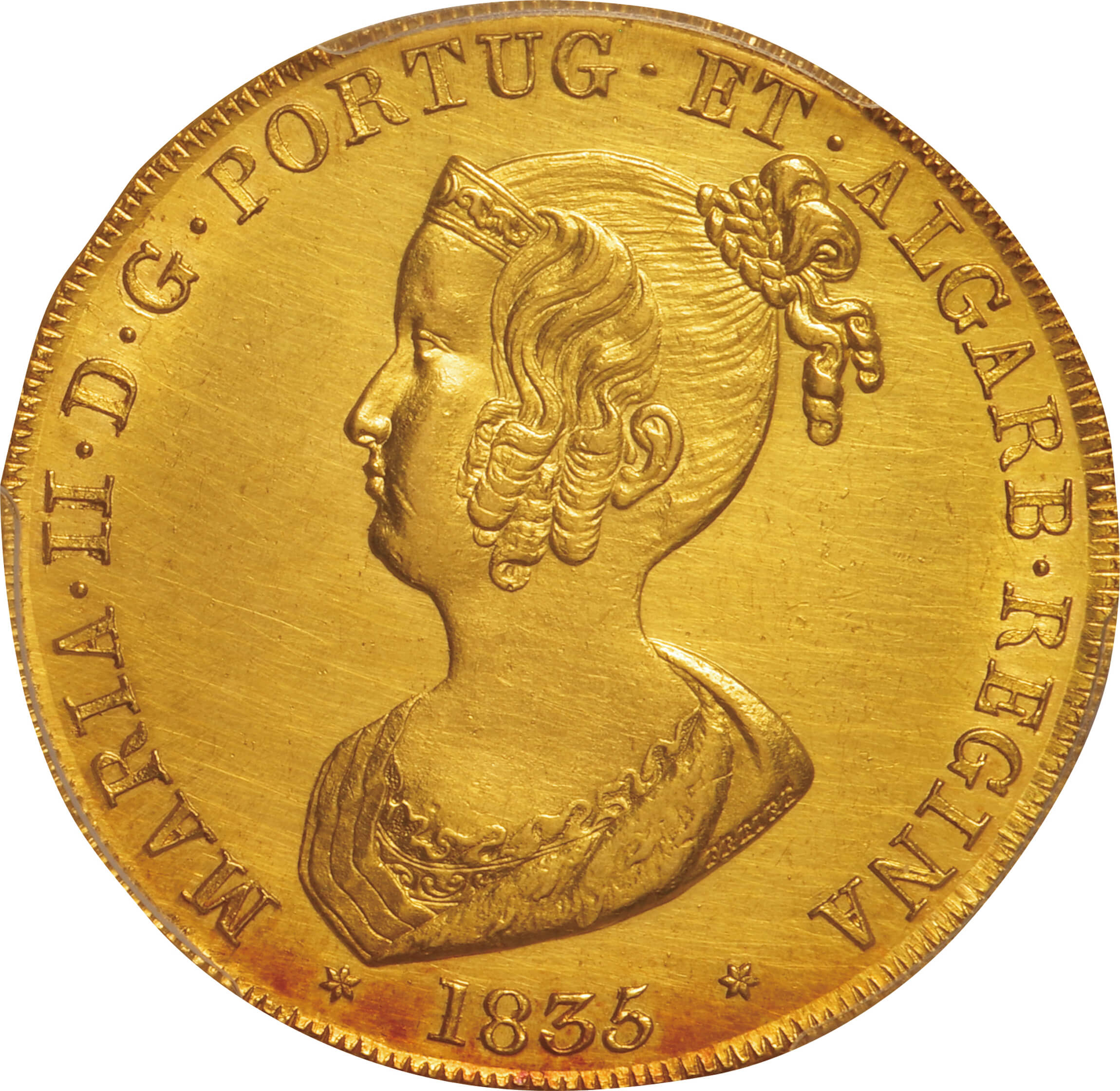 ポルトガル-Portugal. PCGS Genuine Cleaned-UNC Detail. AU