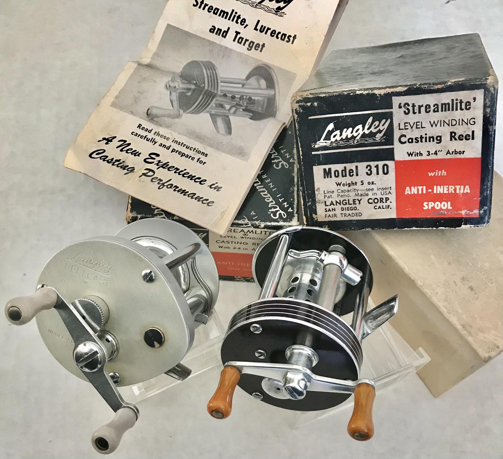 1)Langley Model 310 & (1)Model 500 reels/boxes | The Angling