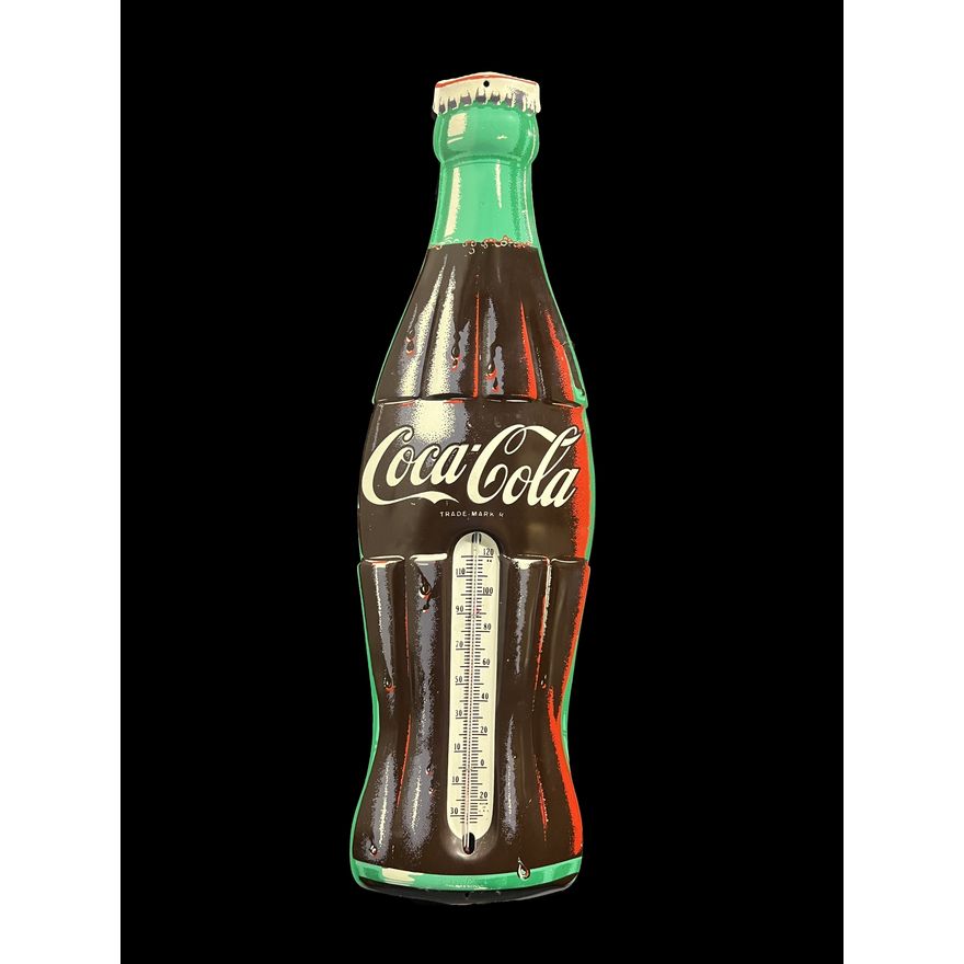 Coca Cola Coke Soda Tin Thermometer