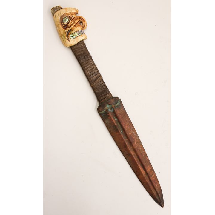 Old Northwest Coast Native Copper Dagger