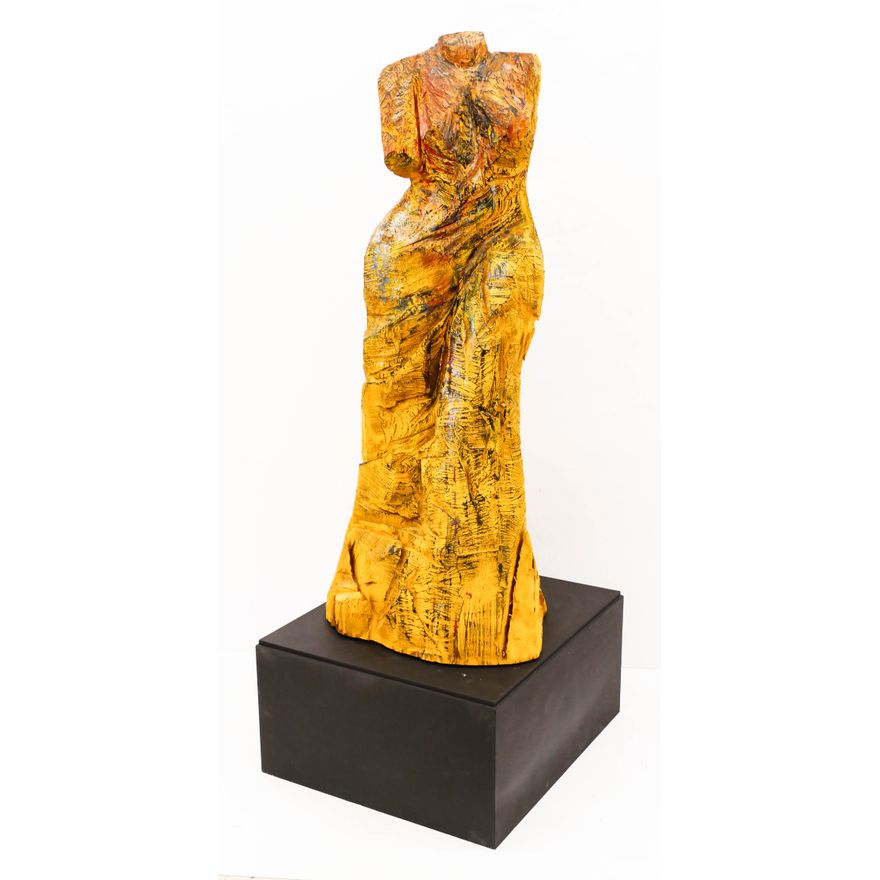 Jim Dine ''The Yellow Venus'' 1994-96 Wood Sculpture