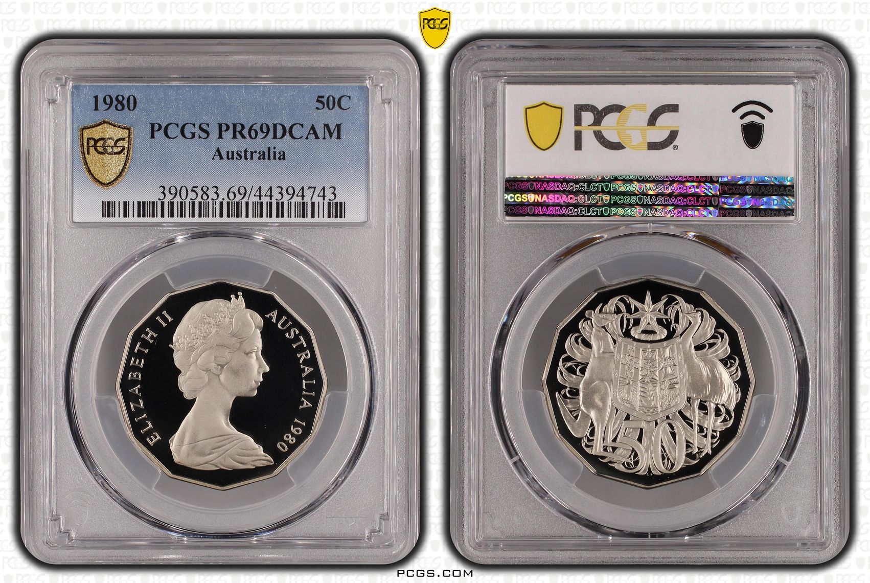 , Fifty Cent, 1980, PCGS PR69DCAM