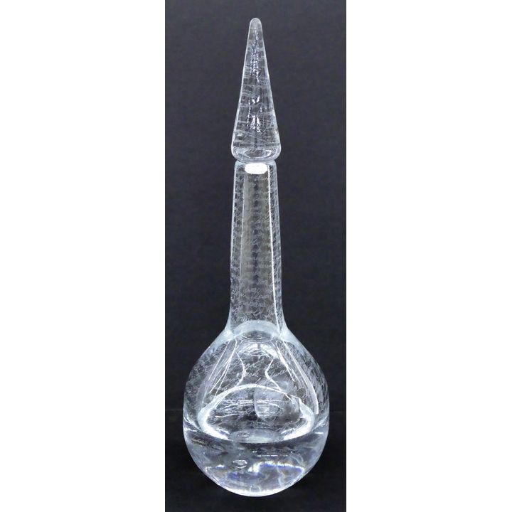 Michael Rogers ''Sunk in Words'' Glass Vessel Sculpture 15.5''