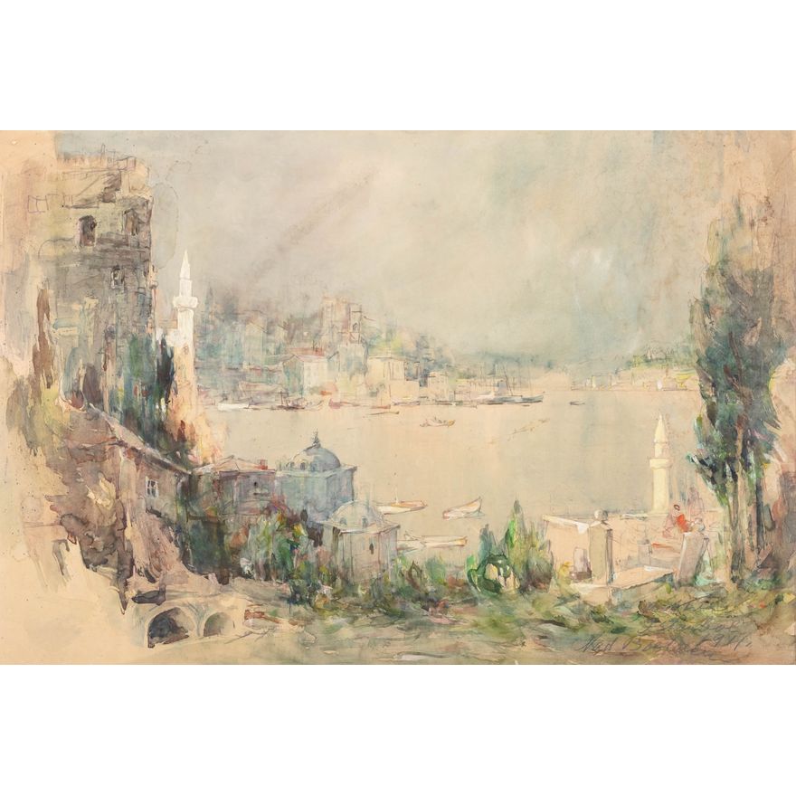 Marian Mokwa | Istambuł. Nad Bosforem, 1911 r.