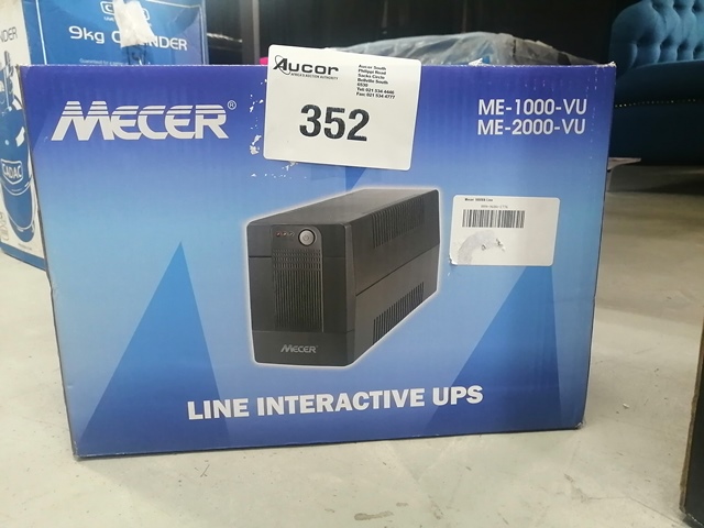 Mecer 1000va Line Interactive Ups Uninterrupted Power Supply Aucor