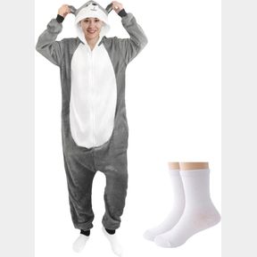 ADULT ONESIE PAJAMAS FLANNEL ANIMAL CARTOON COSPLAY HALLOWEEN SLEEPWEAR JUMPSUIT XL