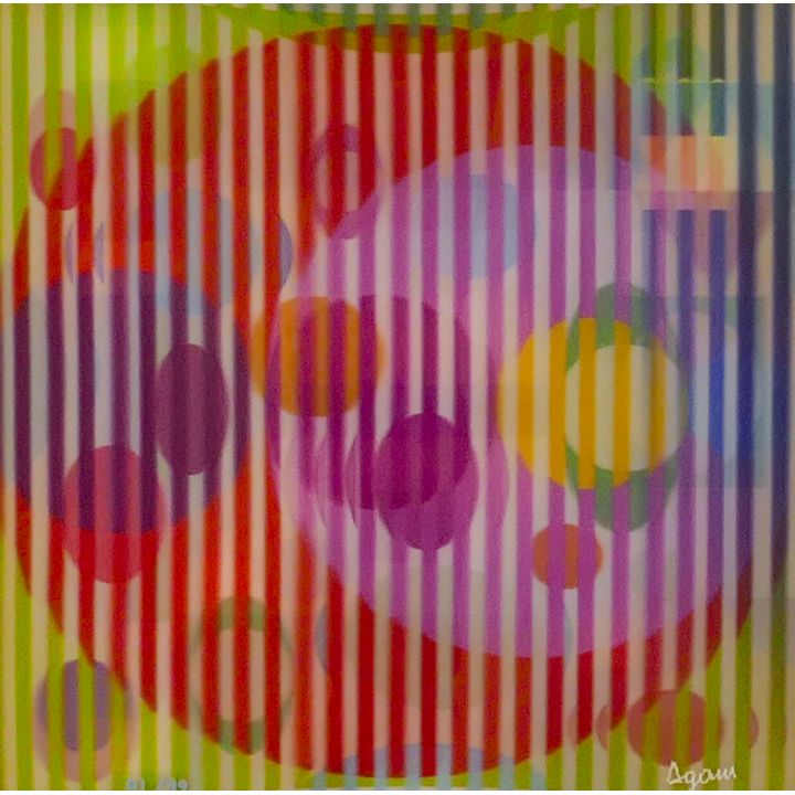 Yaacov Agam ''Four Seasons'' Lenticular Print