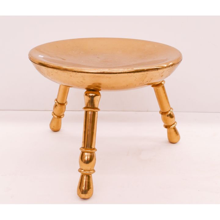 Turkish Brass Foot Stool- 10x14''
