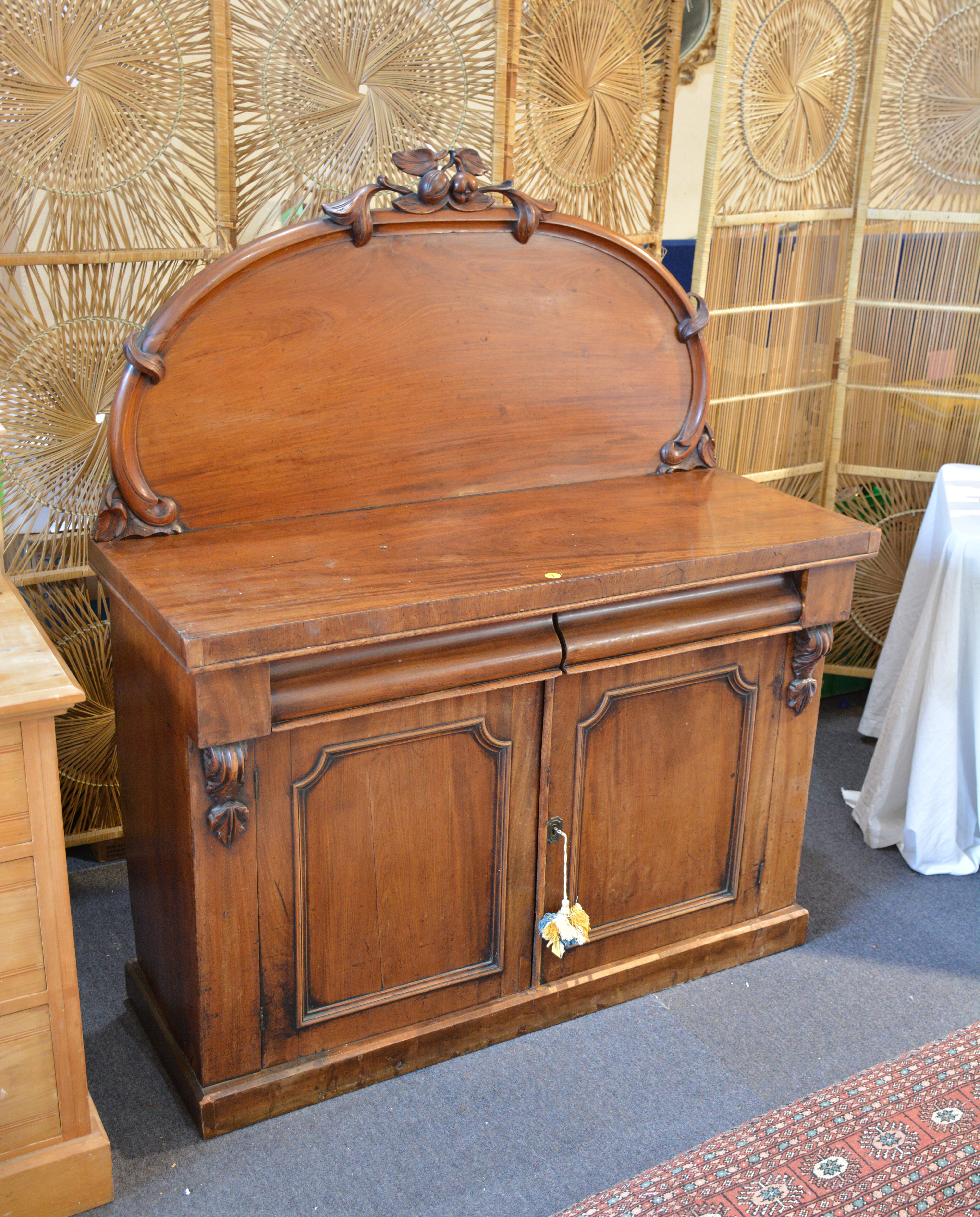 Antique Chiffonair with Key — sold at auction in New Zealand for $325