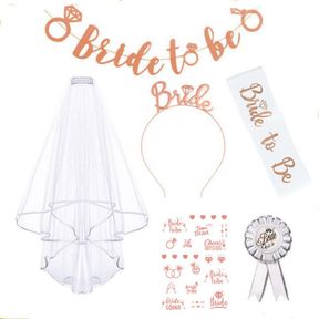 19 Piece Bachelorette Hen Party Decorations set Bride to be |