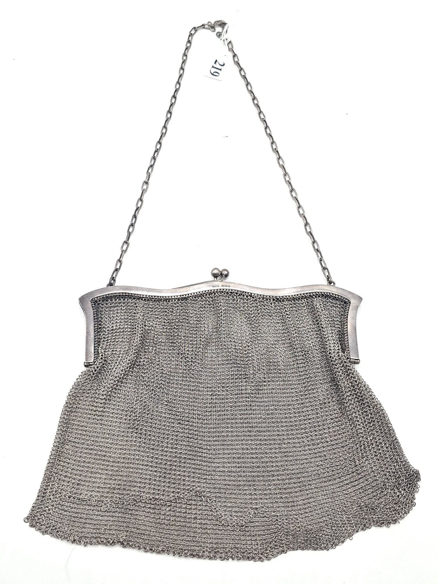 Art Deco Sterling Silver Ladies Purse