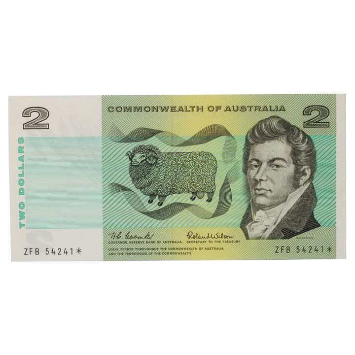 Star Replacement - Coombs/Wilson, Two Dollars, 1966 Uncirculated