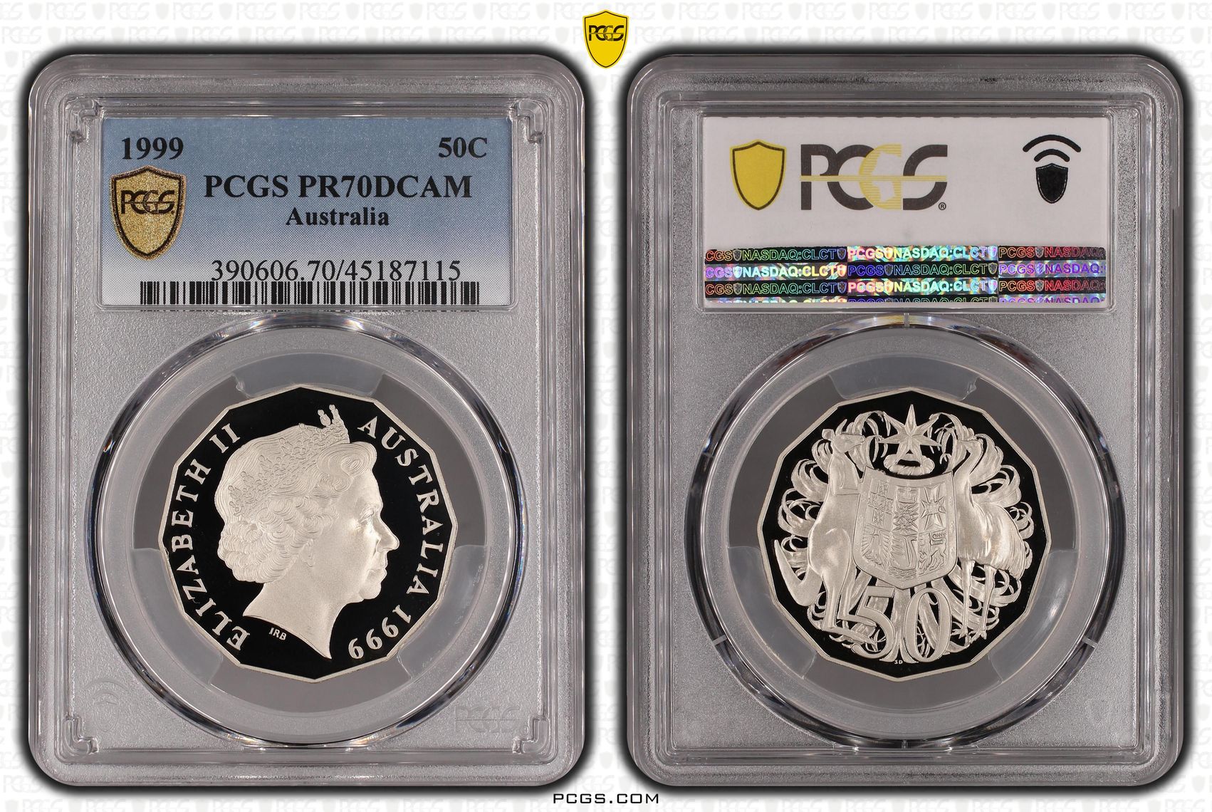Fifty Cent, 1999, PCGS PR70DCAM