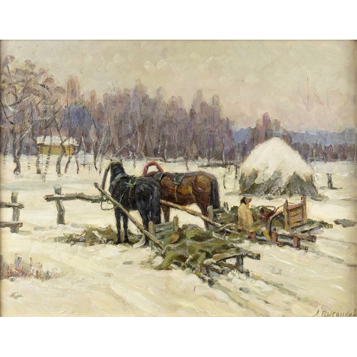 Anatoli Ivanovich Vystosky (1924-1996), During Winter