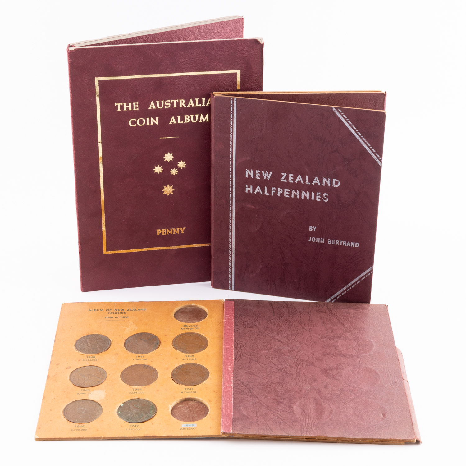 George V - Elizabeth II, Hawthorn Press Album, Penny, 1916 - 1964, G - aUNC