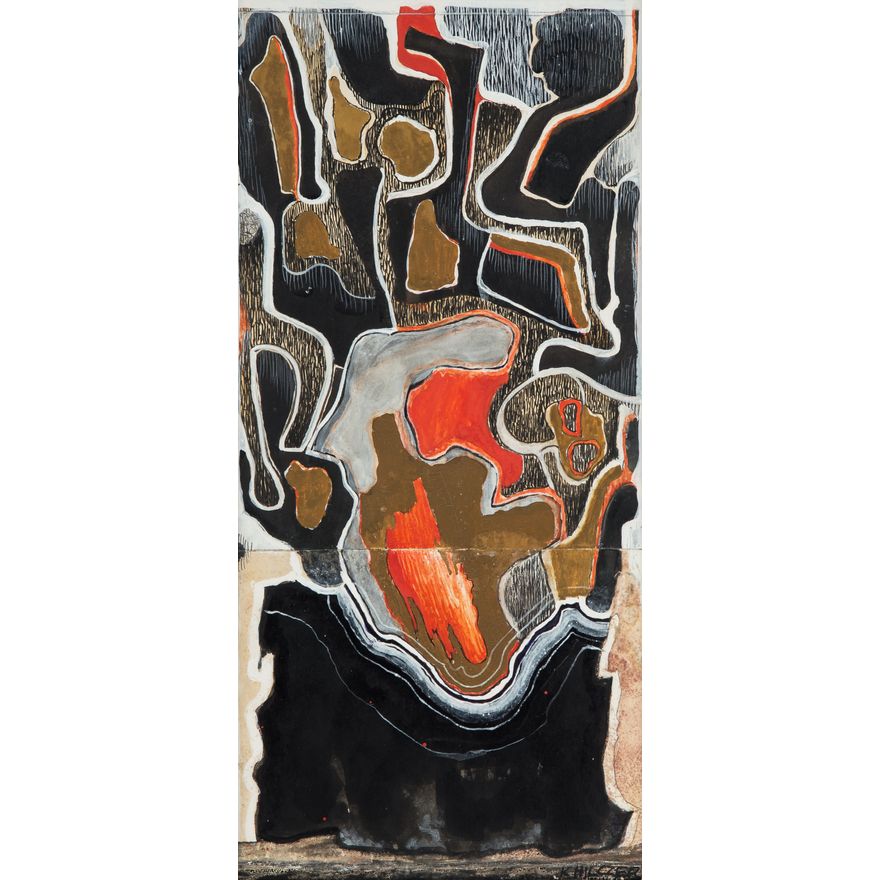 Krystyna Hilczer | Taniec ognia (pantomima), 1986