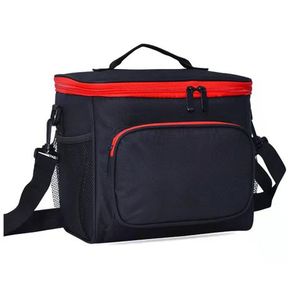 Legend Lunch Meal Shoulder Bag Picnic Bag Black/Red |