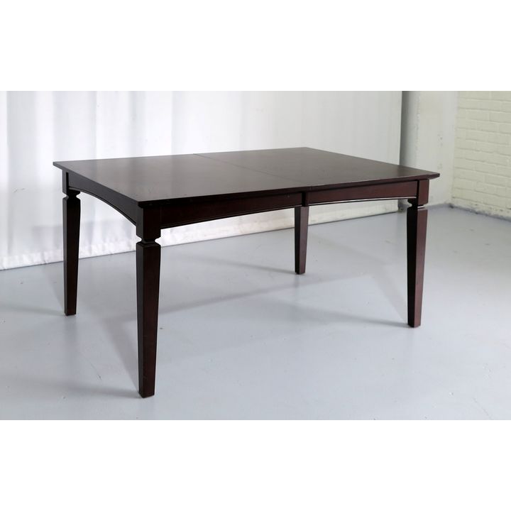 MAHOGANY EXTENSION DINING TABLE