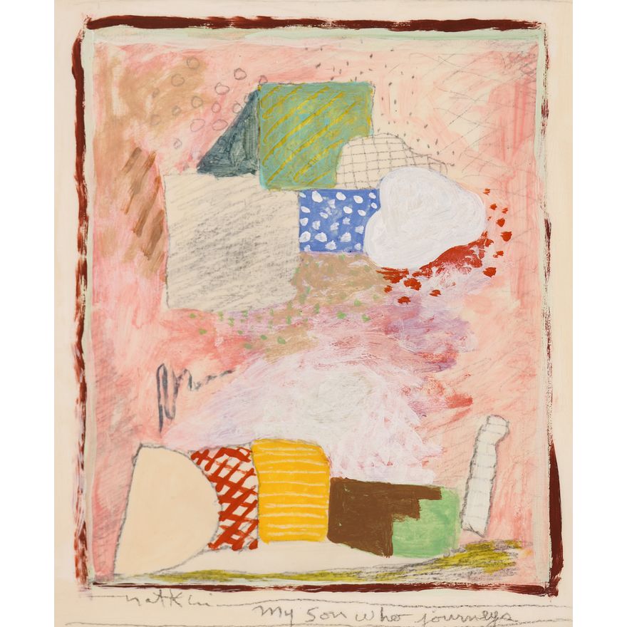 Robert Natkin ''My Son Who Journeys'' 1994 Acrylic