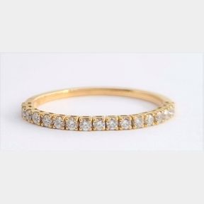 17 ROUND DIAMONDS IN 18CT ROSE GOLD FLEXI RING COLOUR H/I CLARITY VS/SI - 51624/151