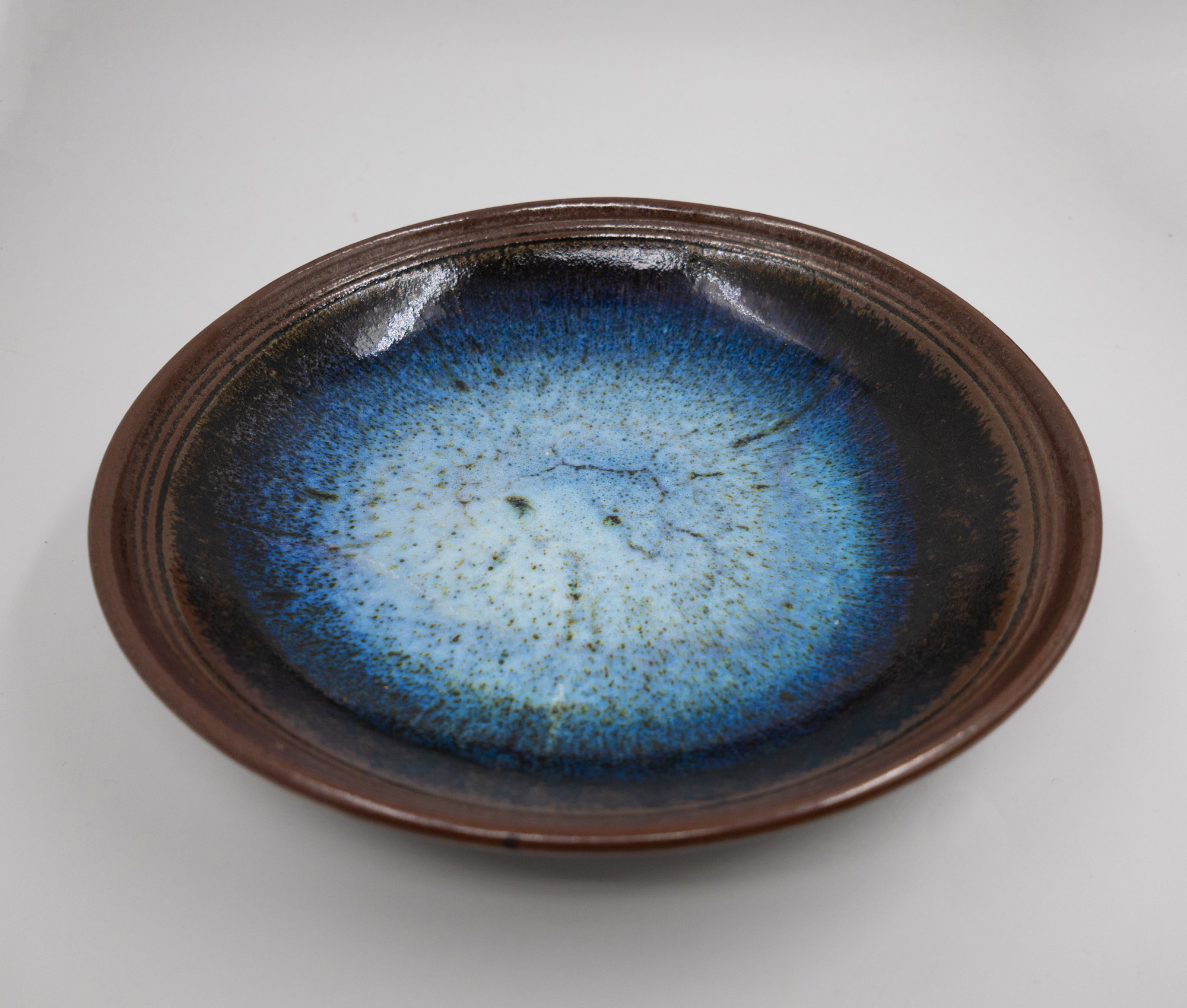 Len Castle - Low profile bowl — sold at auction in New Zealand for $200