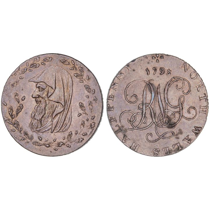 Great Britain, Halfpenny, 1793, EF