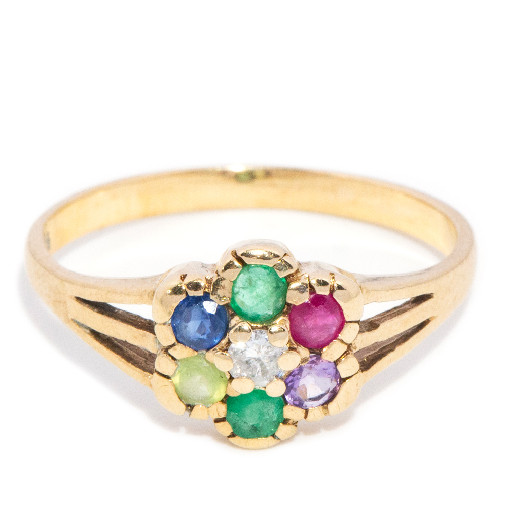 94 · Dearest Cluster Ring 9ct Gold