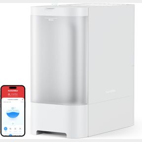 SWITCHBOT SMART EVAPORATIVE HUMIDIFIERS FOR BEDROOM 4.5L(1.2G), 750ML/H, TOP FILL HUMIDIFIERS, AUTOMATIC AIR DRYING FILTER, AG+ TE