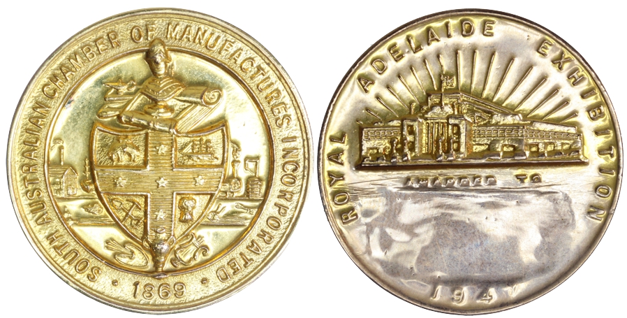 9ct Gold Sth Aust. Chamber of Manufactories