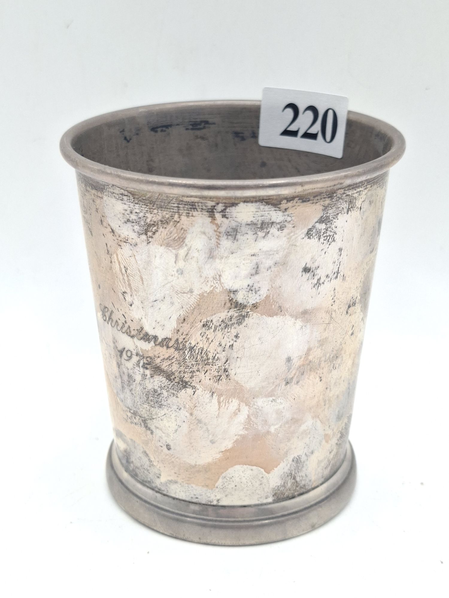 220 · STERLING SILVER BEAKER