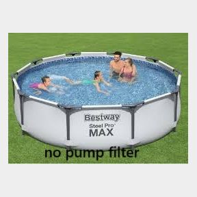 Bestway 3.05m x 76cm Steel Pro MAX Pool-Grey (no pump filter) Bar 6942138981797- 51748/39- 51748/39