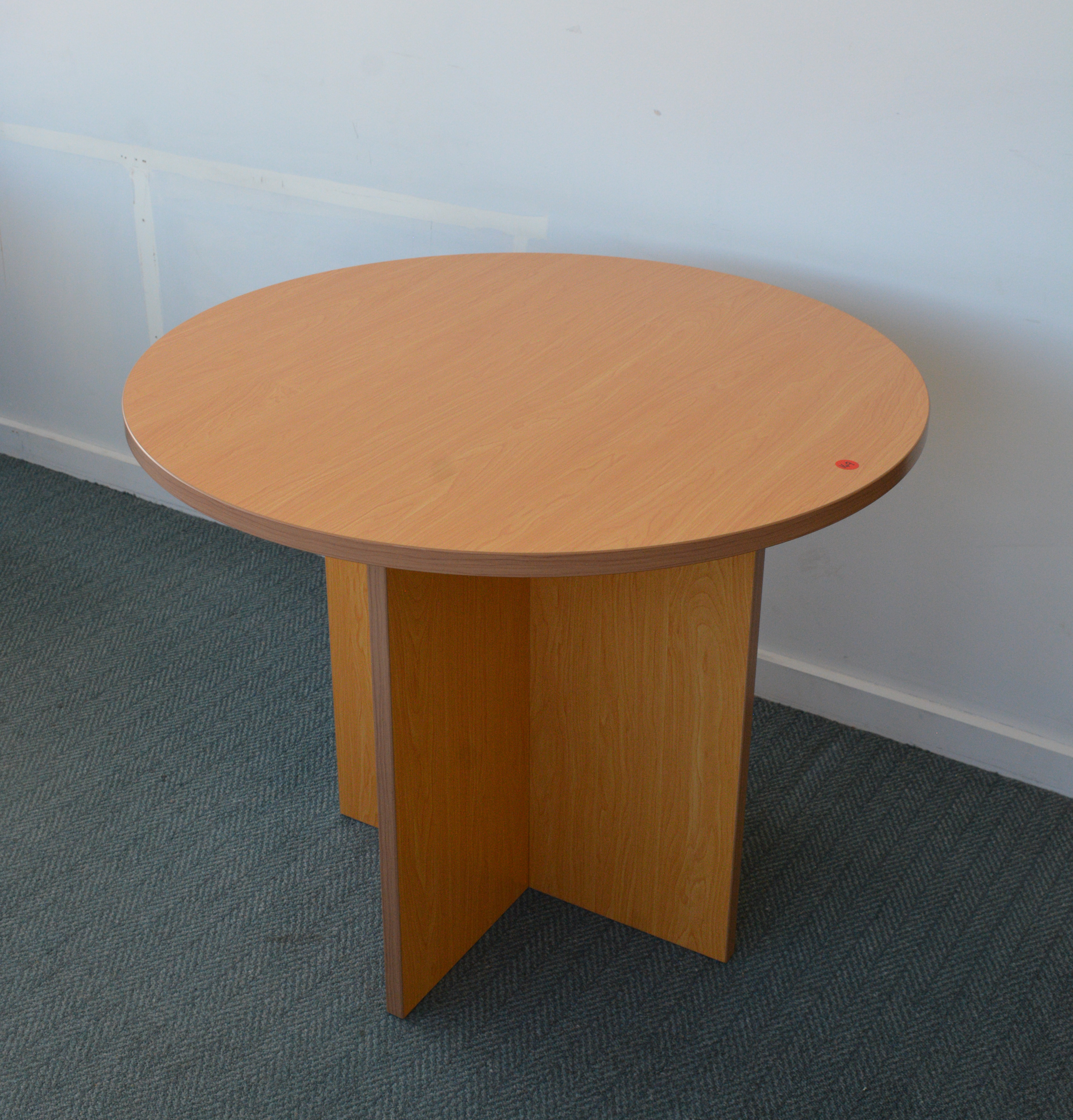 Wood Round Office Table — NZ auction result