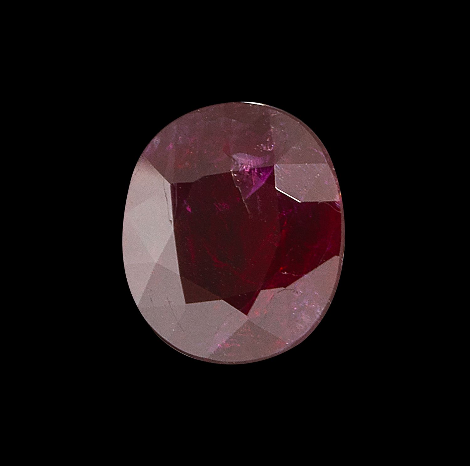 Rubis Naturel Non Chauffé - 0,72 Carats - Forme Ovale - Qualité Très Bonne - Neuf