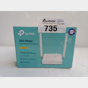 TP-LINK WR820N WIRELESS ROUTER- 1X 10/100M WAN- 2X 10/100M LAN- 2X ANTENNAS