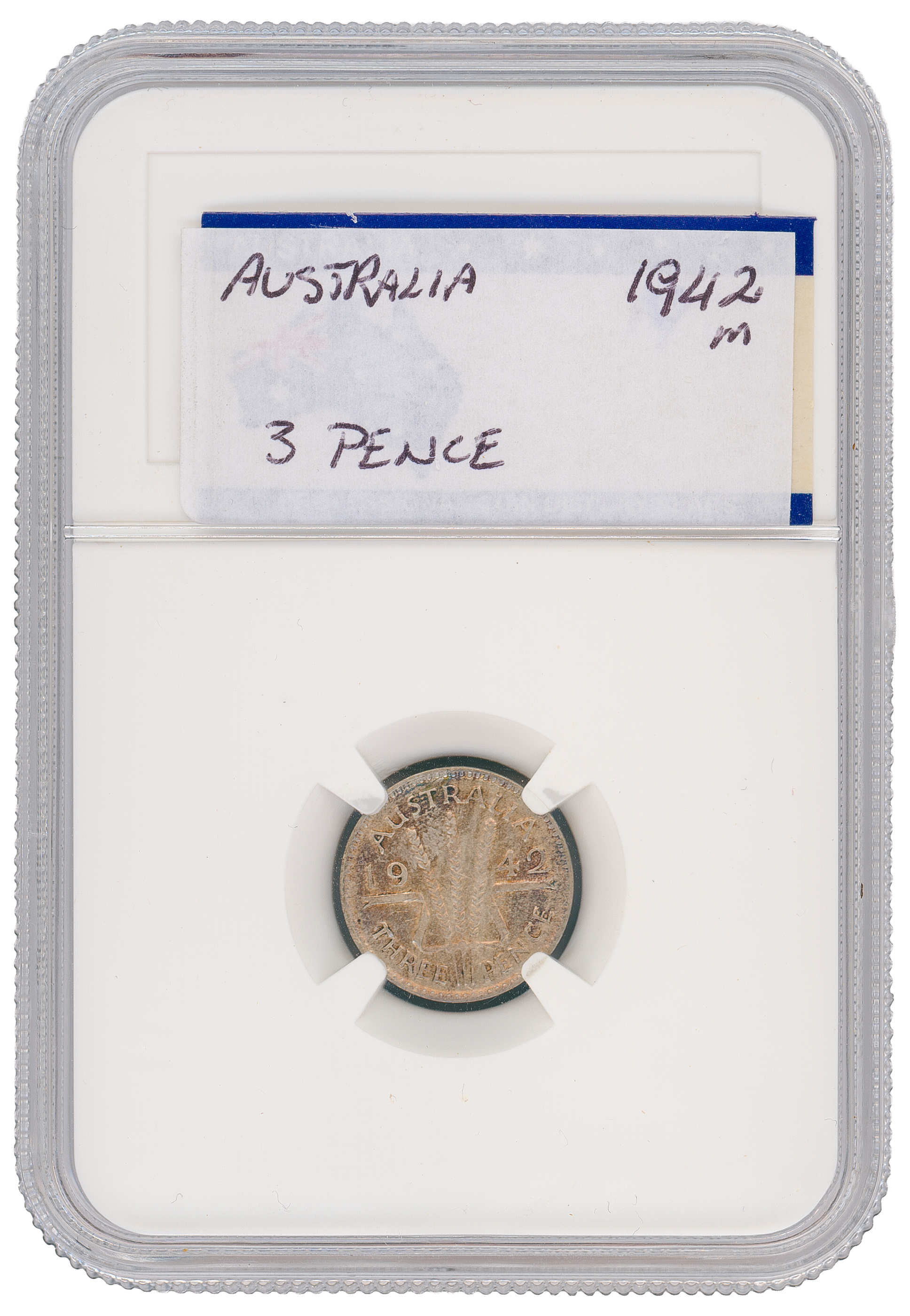 Melbourne Mint, Threepence, 1942, EF