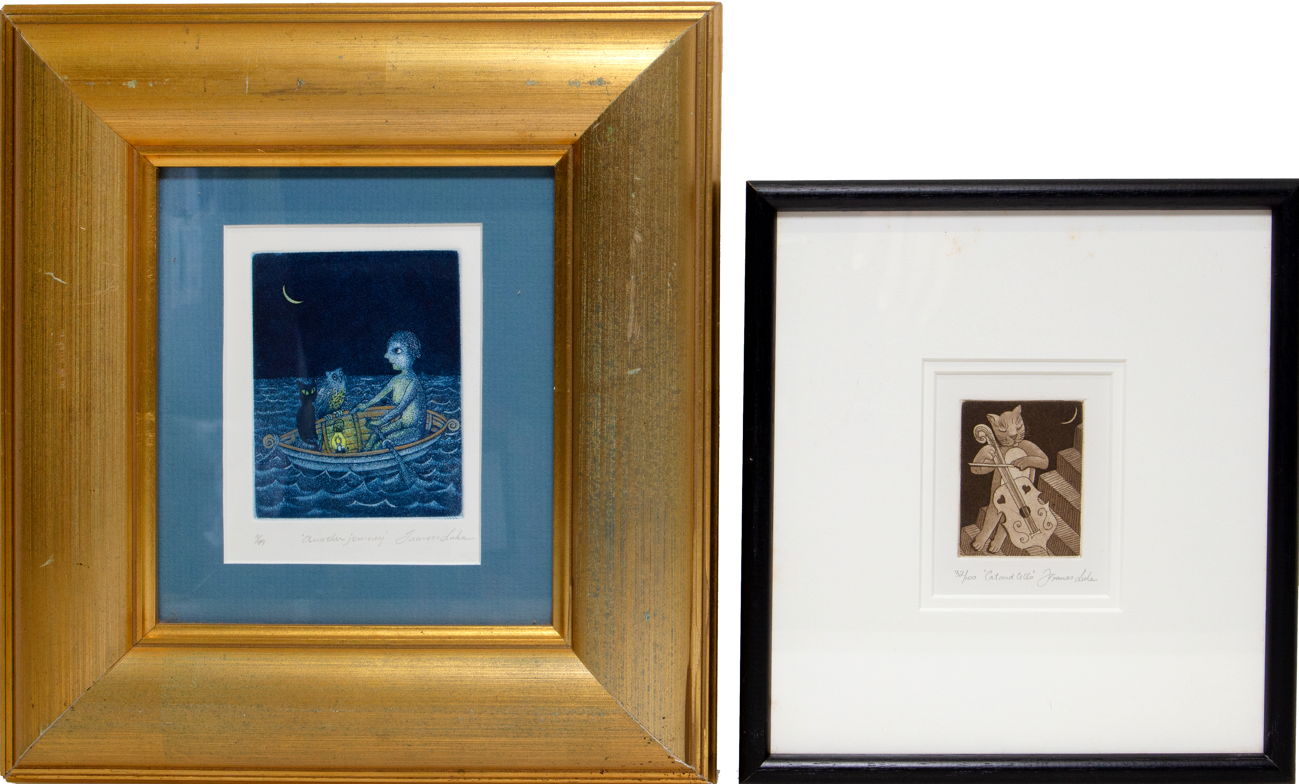 Frances Luke, Cat Etchings,