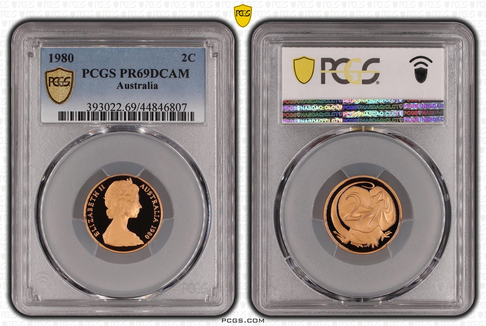 Two Cent, 1980, Pcgs Pr69dcam