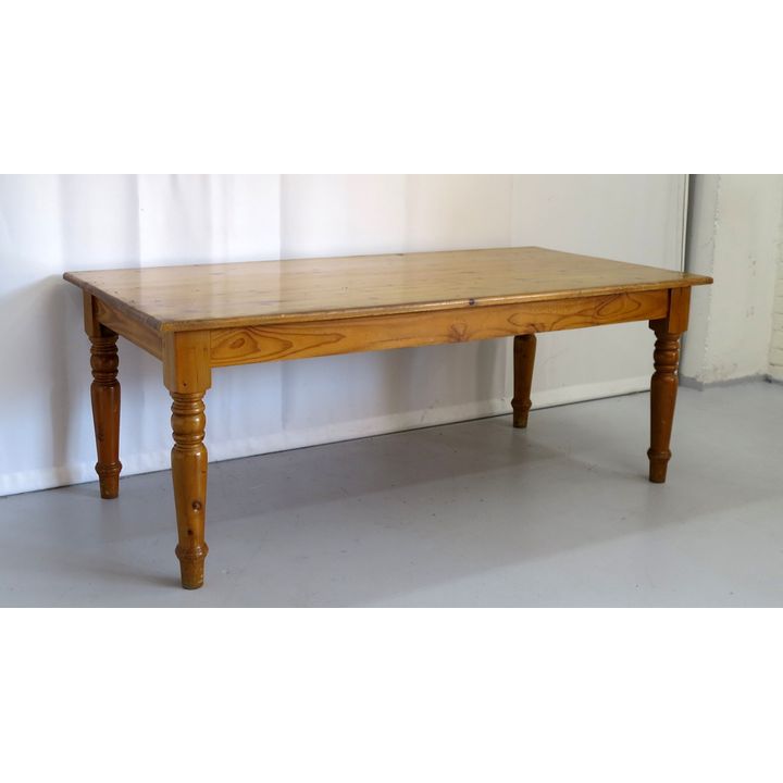 LARGE PINE DINING TABLE