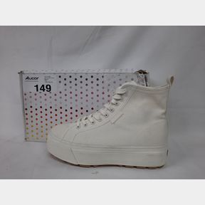 2705 SUERGA HI TOP TANK - AGF WHITE AVORIO MILKEY - UK 7