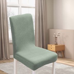 Cherry Mart Emboissed Dinning RoomChair Covers Duck Egg Green 2 Pack |