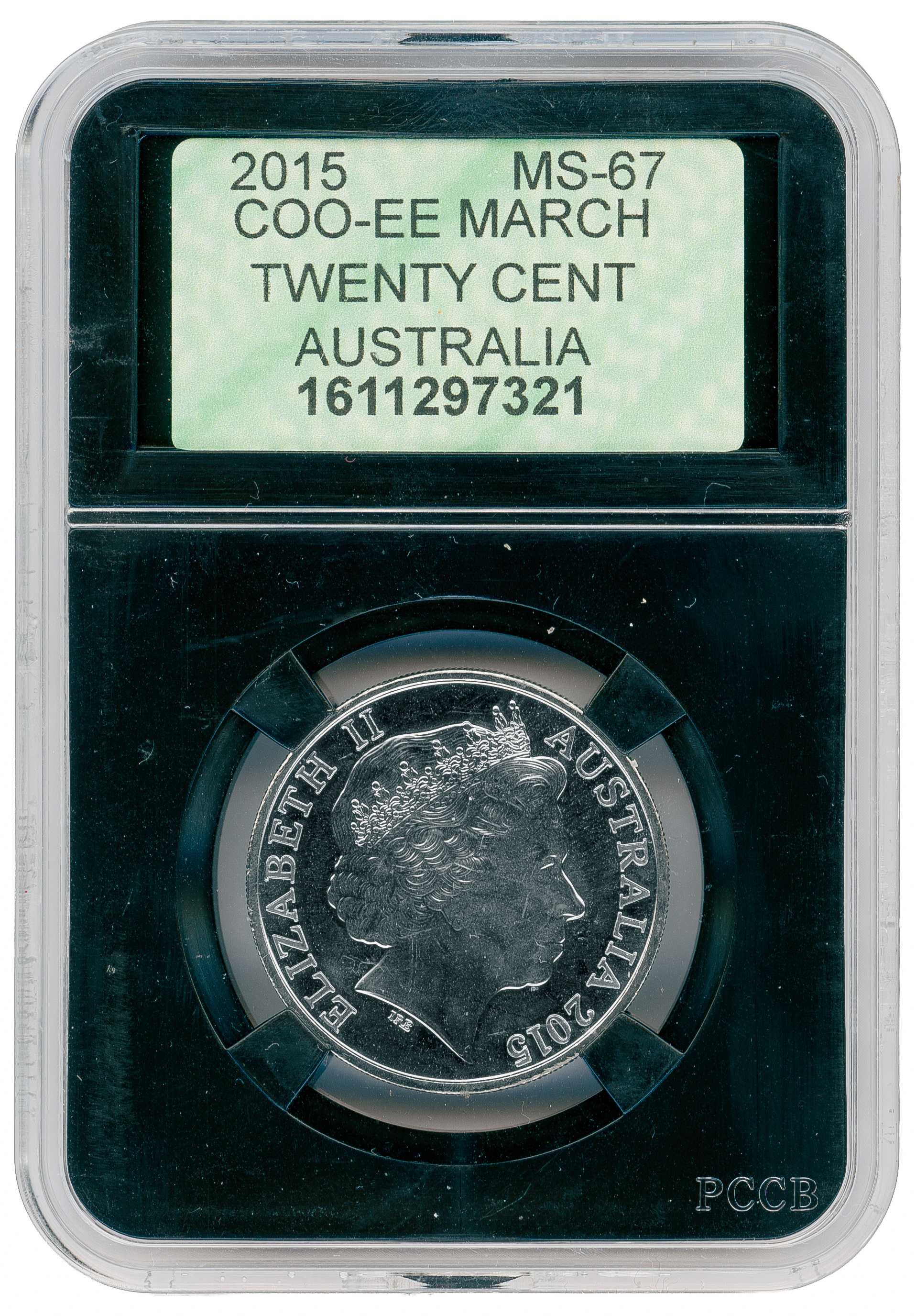 Coo-ee March, Twenty Cent, 2015, MS67
