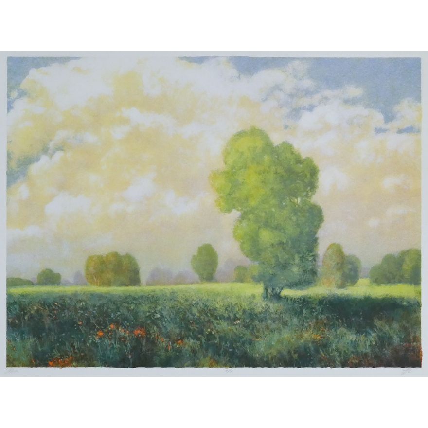 Kent Lovelace ''Albion'' (Landscape) 1992 Signed Color Lithograph 29.5''x37.5''